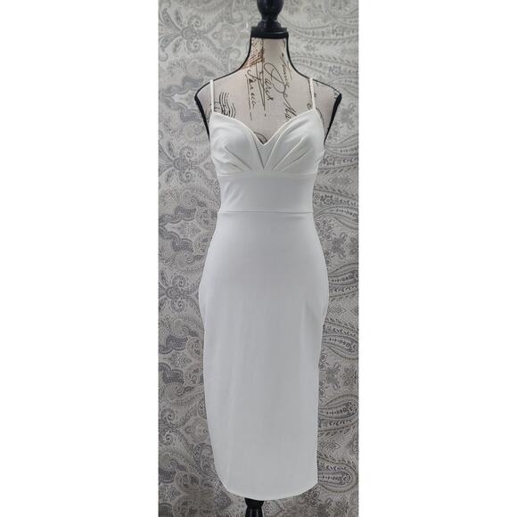 B. DARLIN bodycon ruched bust dress Size 3/4 Graduation Sorority Wedding party - Picture 2 of 12